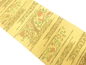 花鳥更紗模様織り出し袋帯